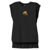 Women's Flowy Muscle Tee With Rolled Cuffs Thumbnail