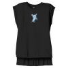 Women's Flowy Muscle Tee With Rolled Cuffs Thumbnail