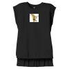 Women's Flowy Muscle Tee With Rolled Cuffs Thumbnail
