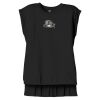 Women's Flowy Muscle Tee With Rolled Cuffs Thumbnail