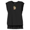 Women's Flowy Muscle Tee With Rolled Cuffs Thumbnail