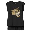 Women's Flowy Muscle Tee With Rolled Cuffs Thumbnail