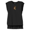 Women's Flowy Muscle Tee With Rolled Cuffs Thumbnail