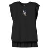 Women's Flowy Muscle Tee With Rolled Cuffs Thumbnail