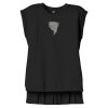 Women's Flowy Muscle Tee With Rolled Cuffs Thumbnail