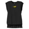 Women's Flowy Muscle Tee With Rolled Cuffs Thumbnail
