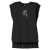 Women's Flowy Muscle Tee With Rolled Cuffs Thumbnail