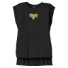 Women's Flowy Muscle Tee With Rolled Cuffs Thumbnail
