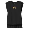 Women's Flowy Muscle Tee With Rolled Cuffs Thumbnail
