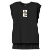 Women's Flowy Muscle Tee With Rolled Cuffs Thumbnail