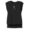 Women's Flowy Muscle Tee With Rolled Cuffs Thumbnail