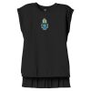 Women's Flowy Muscle Tee With Rolled Cuffs Thumbnail