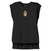 Women's Flowy Muscle Tee With Rolled Cuffs Thumbnail