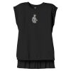 Women's Flowy Muscle Tee With Rolled Cuffs Thumbnail