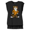 Women's Flowy Muscle Tee With Rolled Cuffs Thumbnail