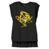 Women's Flowy Muscle Tee With Rolled Cuffs Thumbnail