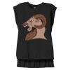 Women's Flowy Muscle Tee With Rolled Cuffs Thumbnail