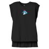 Women's Flowy Muscle Tee With Rolled Cuffs Thumbnail
