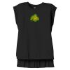 Women's Flowy Muscle Tee With Rolled Cuffs Thumbnail