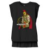 Women's Flowy Muscle Tee With Rolled Cuffs Thumbnail