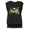 Women's Flowy Muscle Tee With Rolled Cuffs Thumbnail
