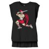 Women's Flowy Muscle Tee With Rolled Cuffs Thumbnail