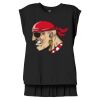 Women's Flowy Muscle Tee With Rolled Cuffs Thumbnail