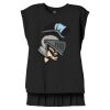 Women's Flowy Muscle Tee With Rolled Cuffs Thumbnail