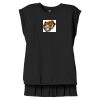 Women's Flowy Muscle Tee With Rolled Cuffs Thumbnail