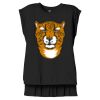 Women's Flowy Muscle Tee With Rolled Cuffs Thumbnail