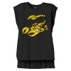 Women's Flowy Muscle Tee With Rolled Cuffs Thumbnail