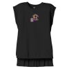 Women's Flowy Muscle Tee With Rolled Cuffs Thumbnail