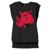 Women's Flowy Muscle Tee With Rolled Cuffs Thumbnail
