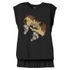 Women's Flowy Muscle Tee With Rolled Cuffs Thumbnail