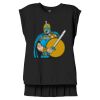 Women's Flowy Muscle Tee With Rolled Cuffs Thumbnail