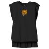 Women's Flowy Muscle Tee With Rolled Cuffs Thumbnail