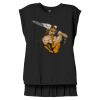 Women's Flowy Muscle Tee With Rolled Cuffs Thumbnail
