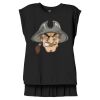 Women's Flowy Muscle Tee With Rolled Cuffs Thumbnail