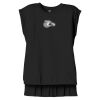 Women's Flowy Muscle Tee With Rolled Cuffs Thumbnail