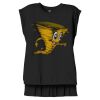 Women's Flowy Muscle Tee With Rolled Cuffs Thumbnail