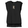 Women's Flowy Muscle Tee With Rolled Cuffs Thumbnail
