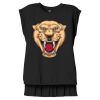 Women's Flowy Muscle Tee With Rolled Cuffs Thumbnail
