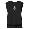 Women's Flowy Muscle Tee With Rolled Cuffs Thumbnail
