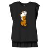 Women's Flowy Muscle Tee With Rolled Cuffs Thumbnail