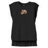 Women's Flowy Muscle Tee With Rolled Cuffs Thumbnail