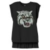 Women's Flowy Muscle Tee With Rolled Cuffs Thumbnail