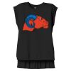 Women's Flowy Muscle Tee With Rolled Cuffs Thumbnail