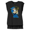 Women's Flowy Muscle Tee With Rolled Cuffs Thumbnail