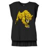 Women's Flowy Muscle Tee With Rolled Cuffs Thumbnail