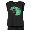 Women's Flowy Muscle Tee With Rolled Cuffs Thumbnail